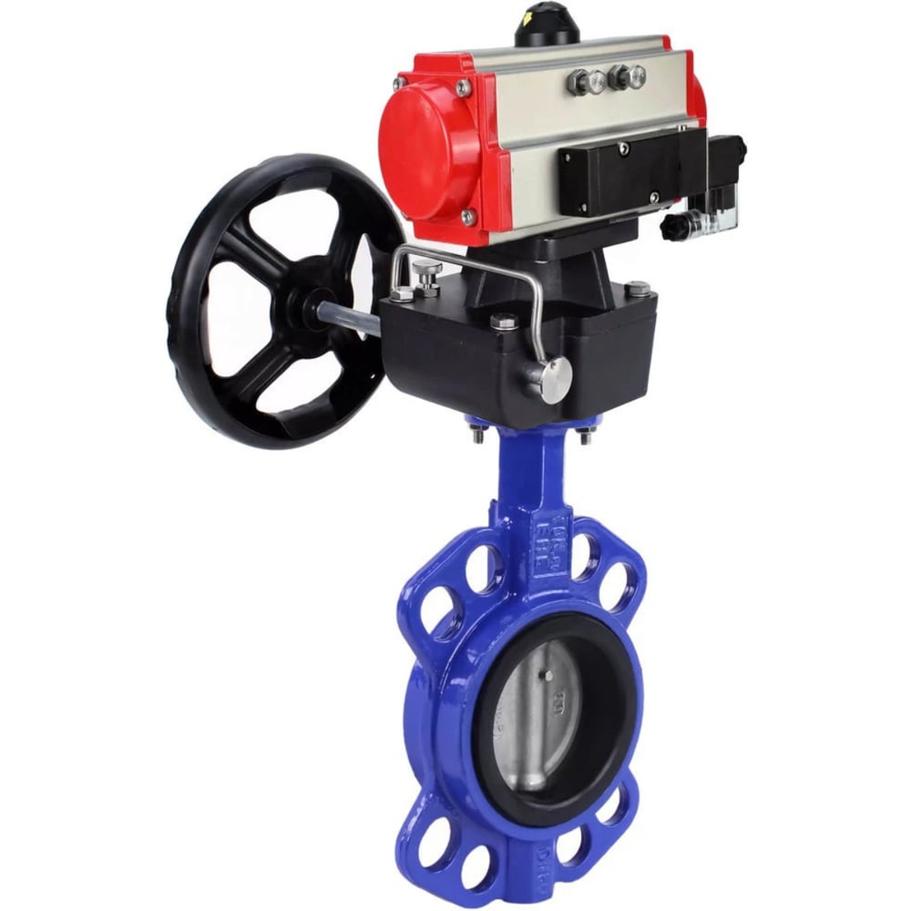 Изображение товара Затвор дисковый WCB 316L NBR Ду125 Ру16 с пневмоприводом DA-105