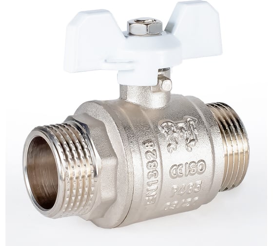 Изображение товара Шаровой кран PROFACTOR PF STANDARD ручка бабочка, н/н 1 дюйм PF FBV 308