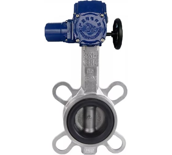 Изображение товара Затвор дисковый 316L-316L-NBR Ду125 Ру16 с электроприводом QT-W (M)-020 380В DN.ru D050-85298