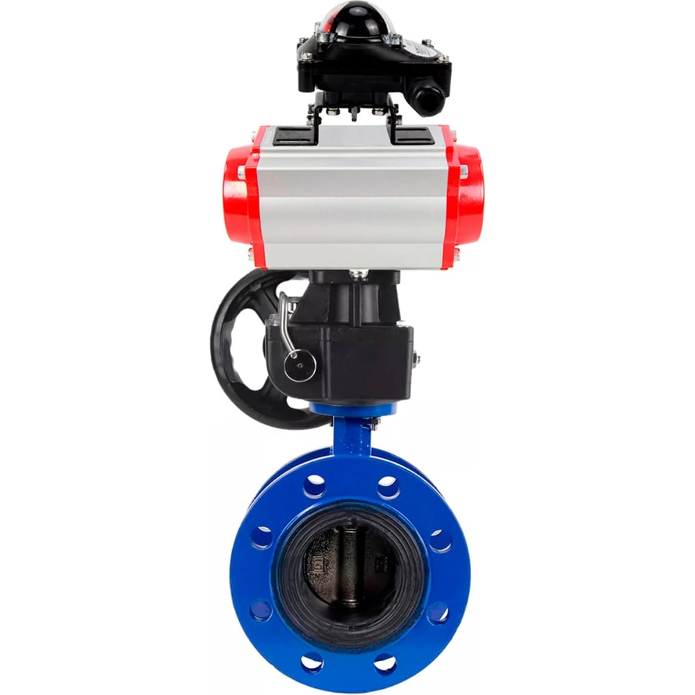 Изображение товара Затвор дисковый GGG40-304-EPDM-2W-F-H Ду100 Ру16 пневмопривод