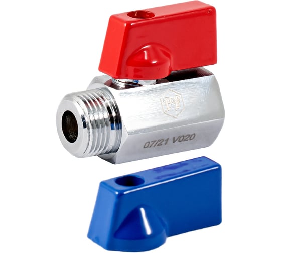 Изображение товара Шаровой кран PROFACTOR PF CHROME MINI для бытовой техники в/н 3/8 PF BMV 352.10