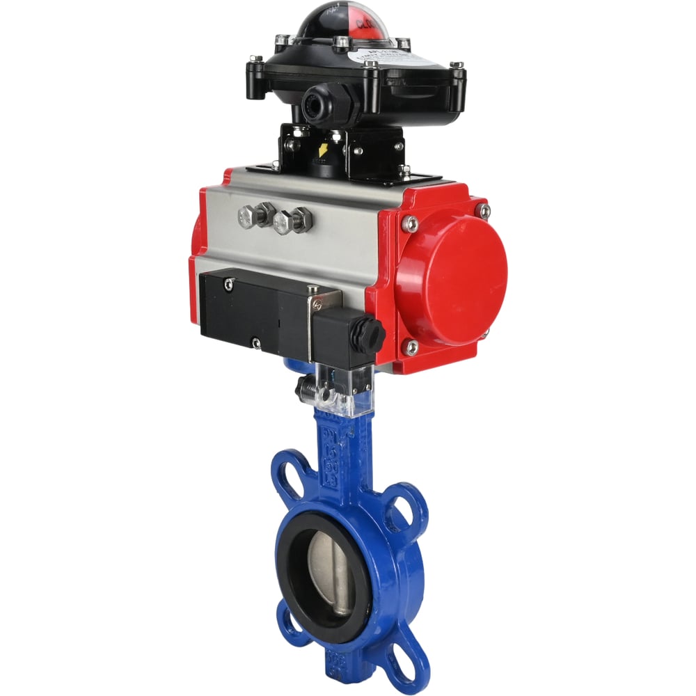 Изображение товара Затвор дисковый DN150 316L-NBR Ру16 пневмопривод DA-130