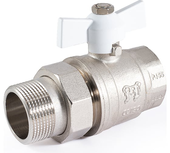Изображение товара Шаровой кран PROFACTOR PF STANDARD с полусгоном, в/н, ручка бабочка, 1 1/4 дюйма PF UBV 327S