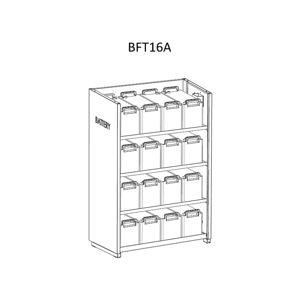 Изображение товара Батарейный шкаф ELTENA BFT 16A для хранения аккумуляторов до 120 Ач