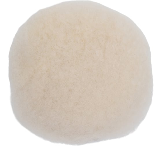 Изображение товара Круг полировальный меховой из овчины на мягкой основе PROFI 80 мм HOLEX HAS-4294