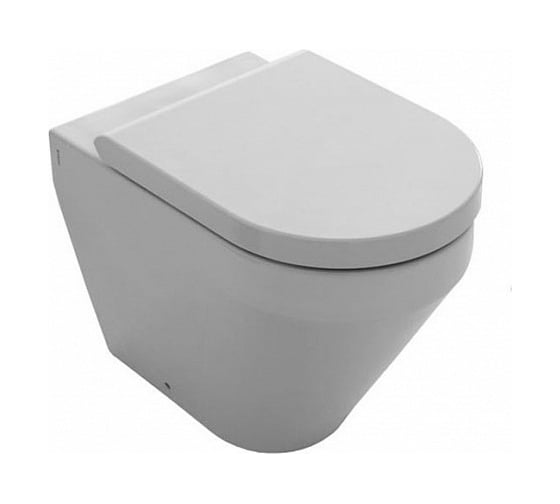 Изображение товара Приставной унитаз HATRIA DAYTIME без сиденья, белый YXV701