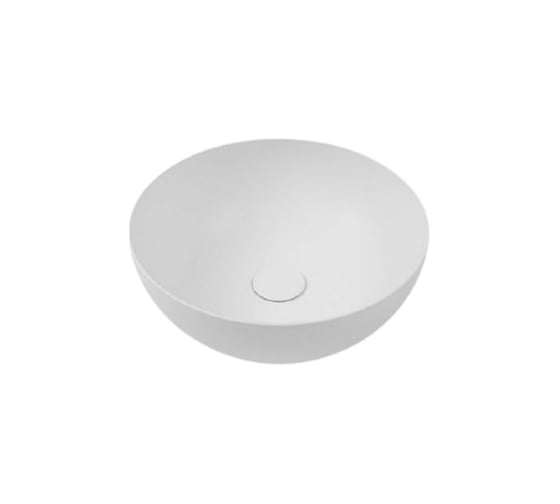 Изображение товара Накладная раковина HATRIA H.HOUR 05.00 S без отверстий для смесителя, белый матовый A0Y5A525