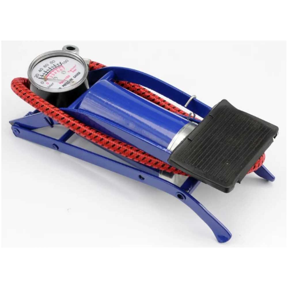 Изображение товара Насос ножной ГРИПСО GP7 с манометром прочный металлический корпус