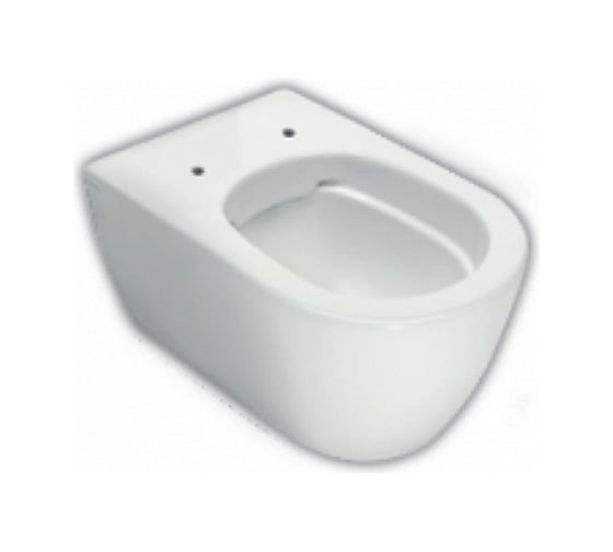 Изображение товара Подвесной безободковый унитаз HATRIA FUSION COMPACT RIMLESS белый Y1XQ01