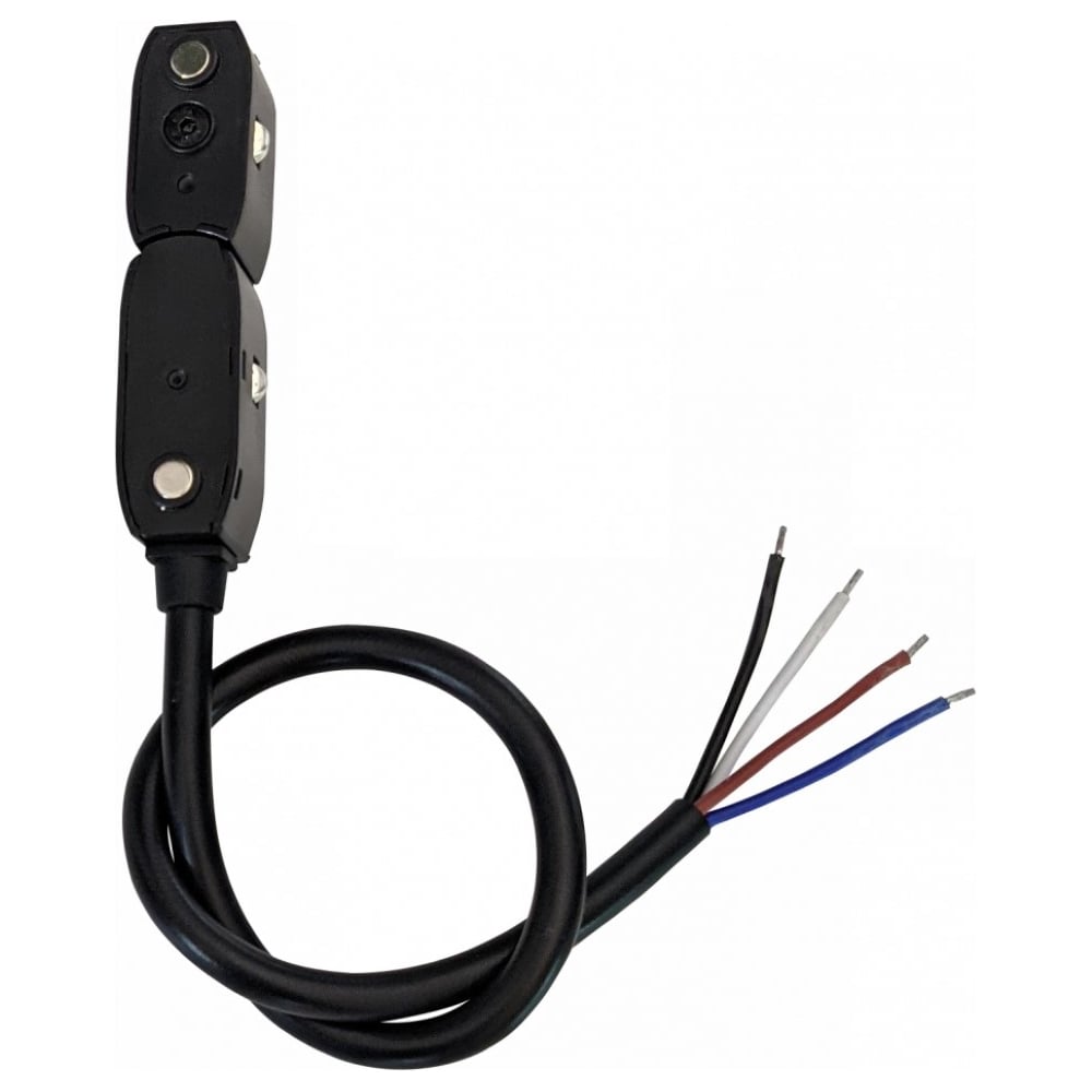 Изображение товара Ввод питания для радиусного магнитного шинопровода iLEDEX VISION48/22 POWER INN 4822-R-BK