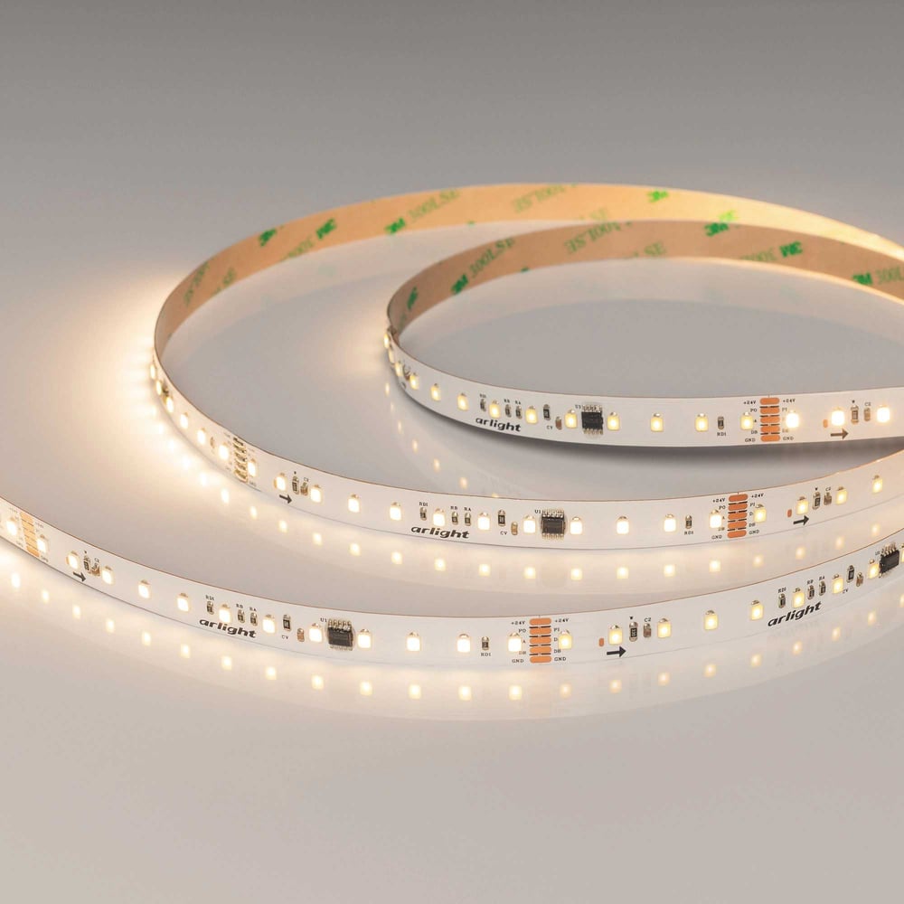 Изображение товара Светодиодная лента Arlight DMX-A96-12mm 24V 5м теплая белая
