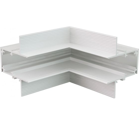 Изображение товара Внутренний угловой соединитель iLEDEX для встраиваемого шинопровода VISION48/22 INNER CORNER CONNECT 4822-022-95/95-WH