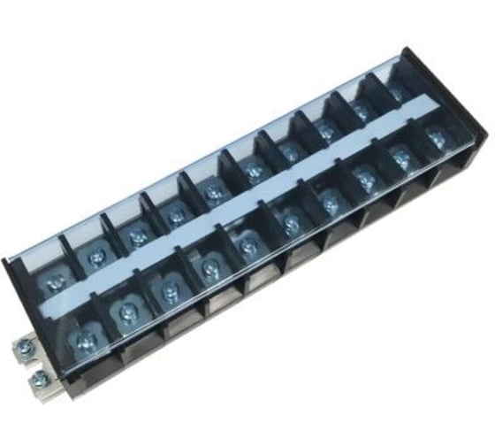 Изображение товара Блок зажимов наборный ЕТР TD 60А на DIN-рейку 10 пар 55191