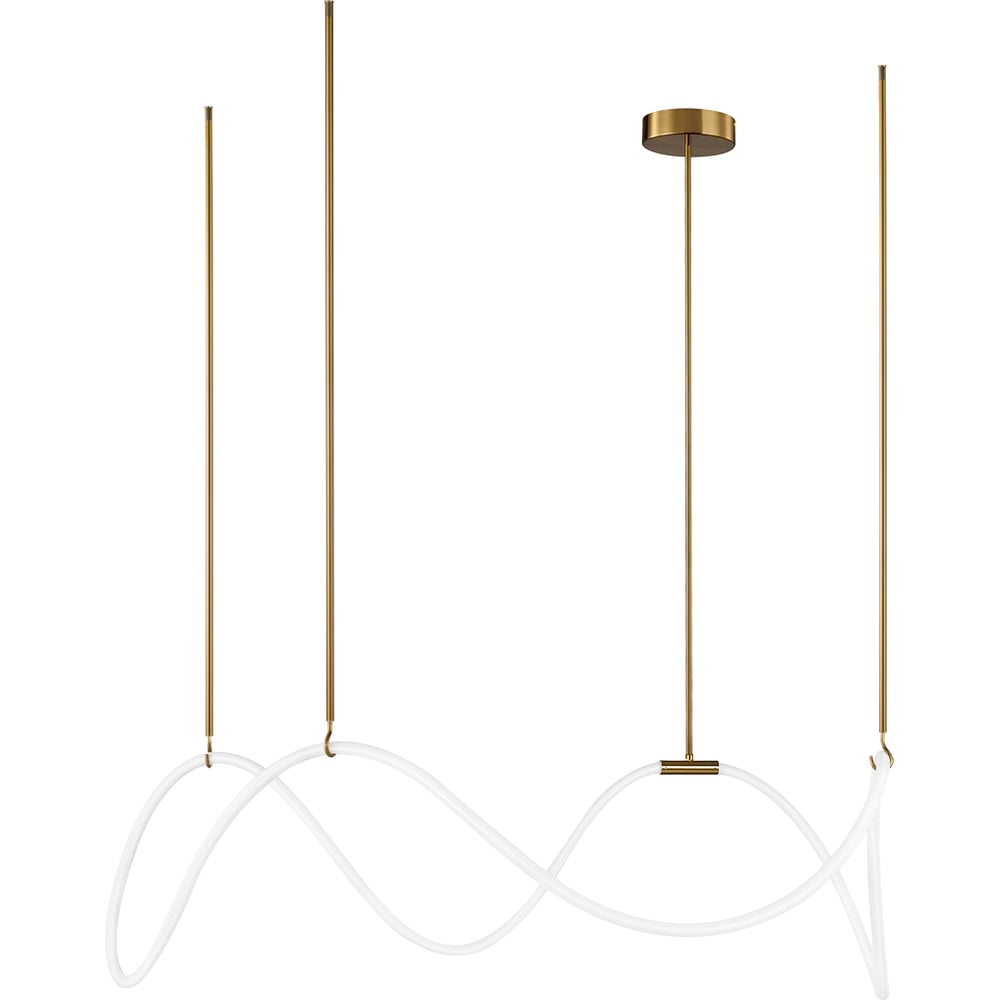 Изображение товара Подвесной светильник LOFT IT Thread 10388P/C Brass модерн с LED в стиле бронза