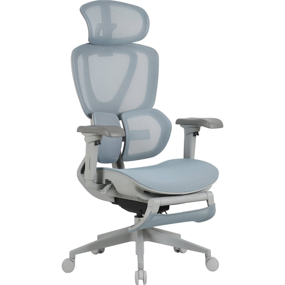 Изображение товара Компьютерное кресло EVOLUTION LX Light blue современное регулируемое