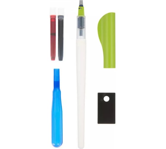 Изображение товара Ручка перьевая для каллиграфии ОФИСМАГ PILOT Parallel Pen, перо 3,8мм, 2 картриджа, блистер, FP3-38N-SS 144709