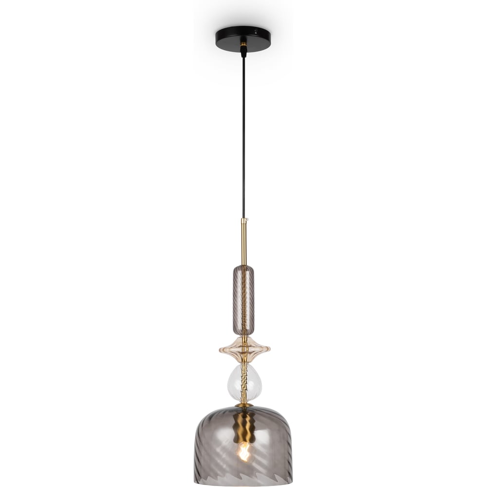 Изображение товара Подвесной светильник Freya FR5148PL-01GR в стиле модерн с стеклянным плафоном