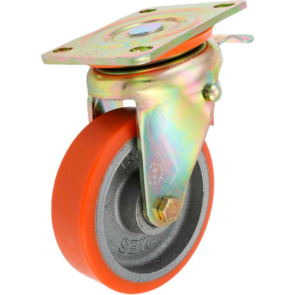 Изображение товара Промышленное колесо с поворотной платформой и тормозом EMES ED01VBP150X45F