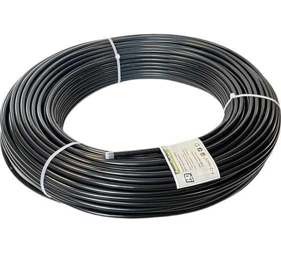 Изображение товара Трубка полиамидная HQ-mech 12x9 жесткая, черная, 25 бар, PA6, бухта, 100 м УТ000004003