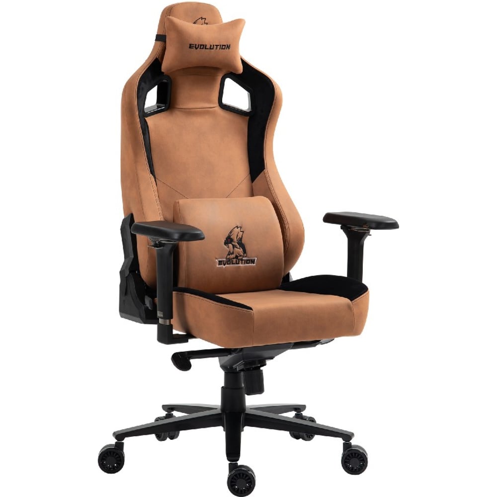 Изображение товара Геймерское кресло EVOLUTION PROJECT A FABRIC Brown с регулировками
