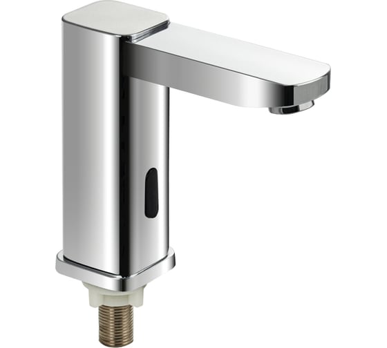 Изображение товара Смеситель сенсорный на раковину Brimix с регулировкой температуры воды, квадратный корпус, из высокопрочного АБС пластика, цвет ХРОМ. 093