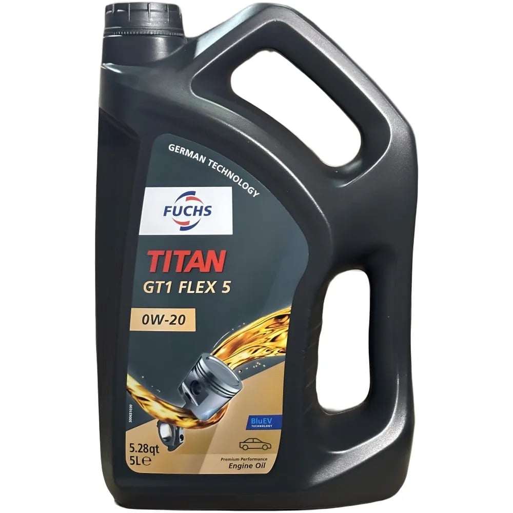 Изображение товара Моторное масло FUCHS TITAN GT1 FLEX 5 0W-20 N 5L синтетика