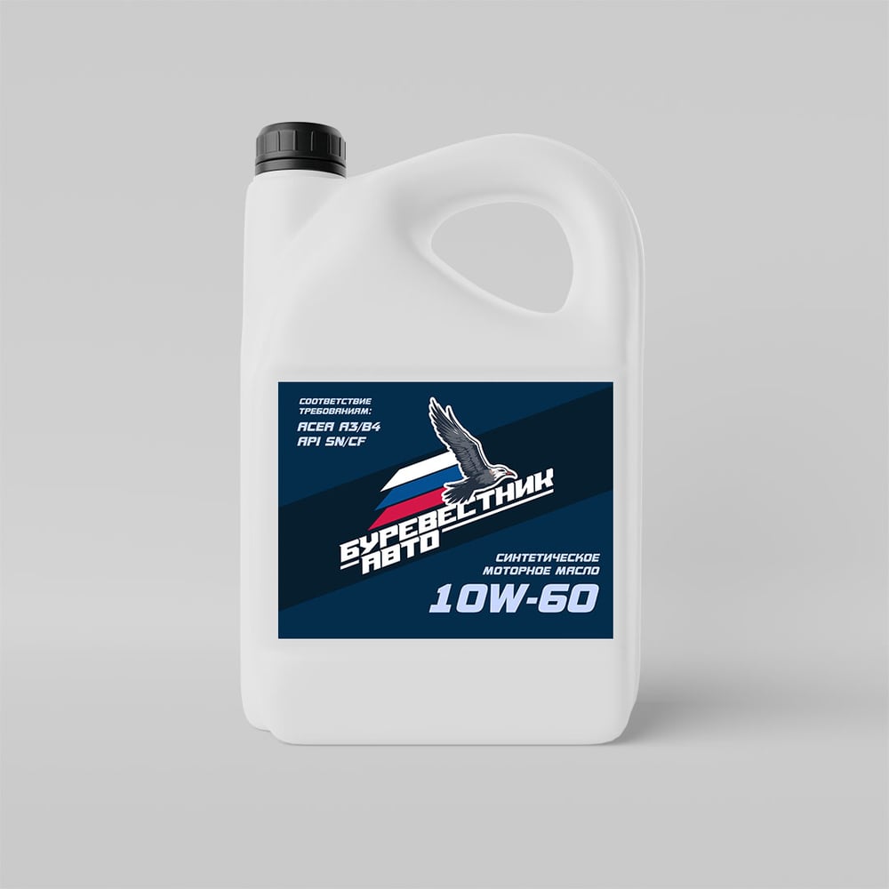 Изображение товара Моторное synthetic масло Буревестник-Авто 10W-60 SN/CF 5л купить