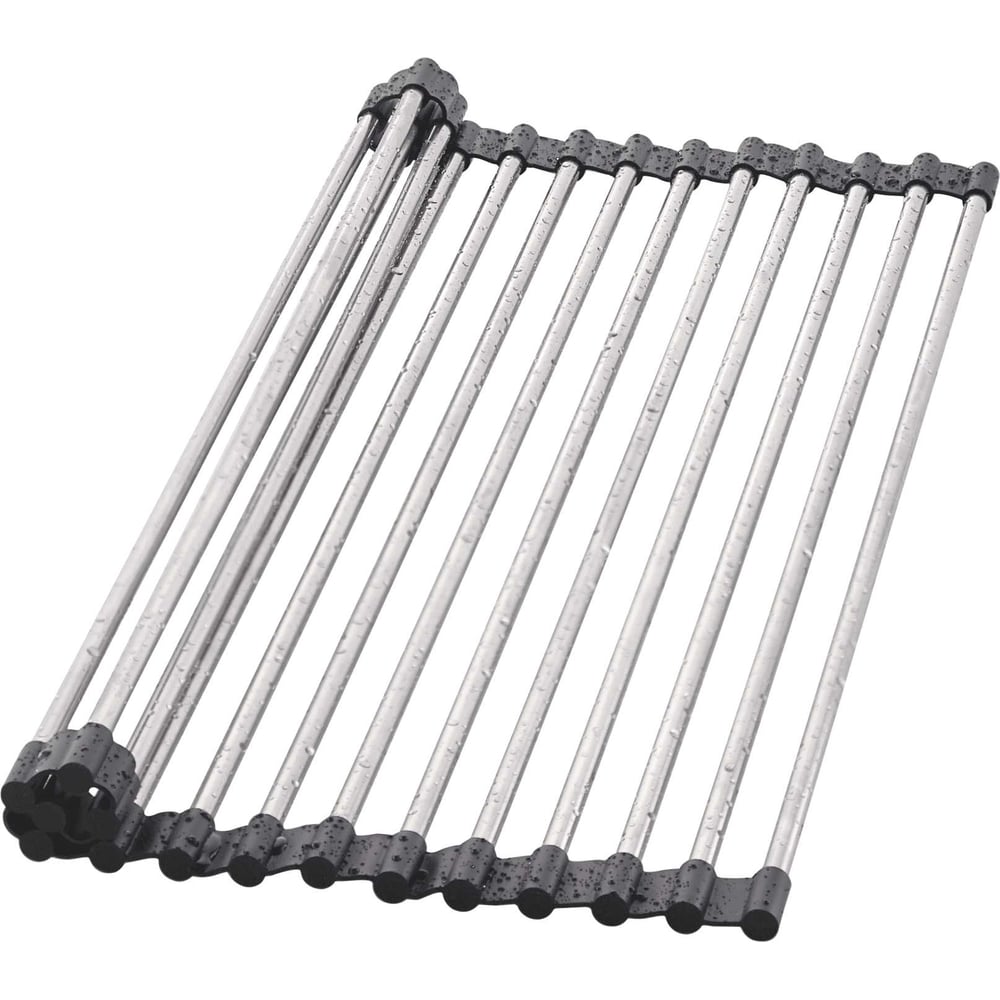 Изображение товара Ролл-мат для кухонной мойки FASHUN A404 470x301 мм сатин черный