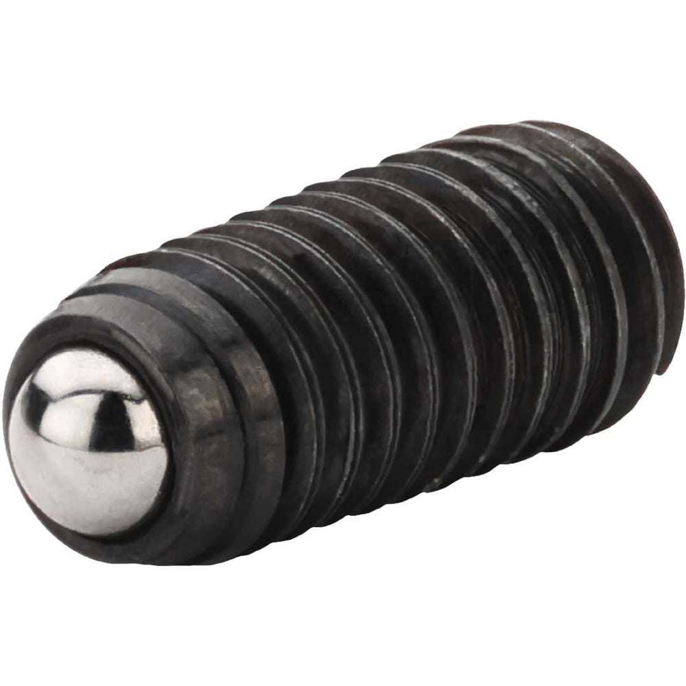 Изображение товара Комплект фиксатор пружинный с шариком и резьбой Алтервиа 10 шт M16 45 мм