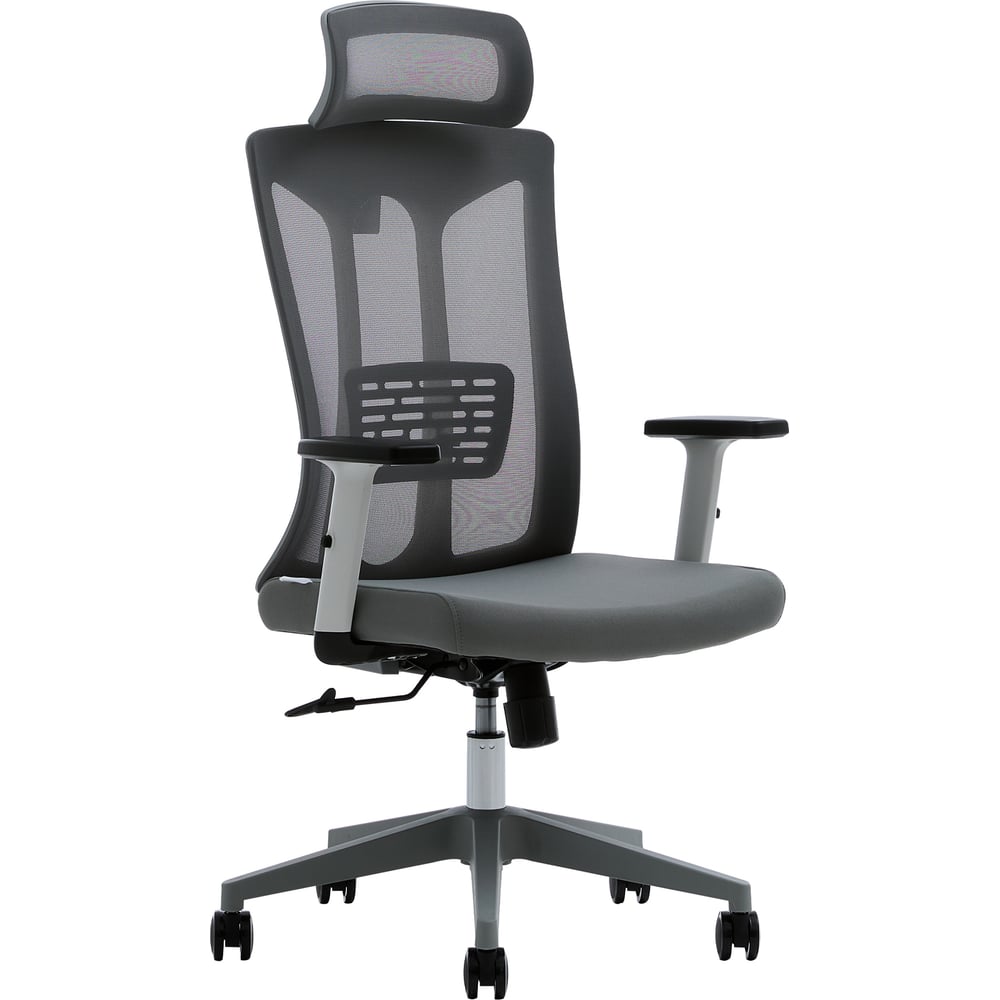 Изображение товара Компьютерное кресло EVOLUTION ErgoLine 4 Grey с регулируемыми подлокотниками
