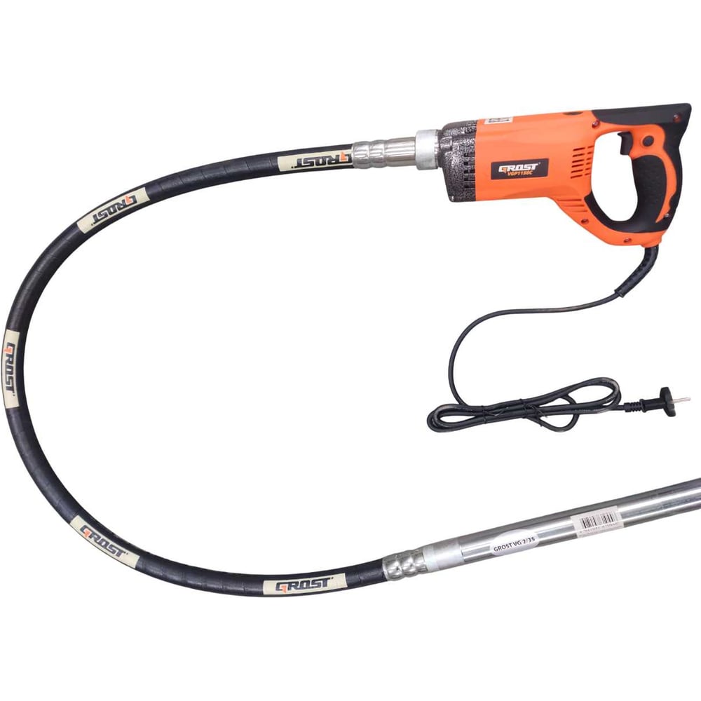 Изображение товара Глубинный вибратор VGP 1150С/2/35 Grost профессиональный для бетона