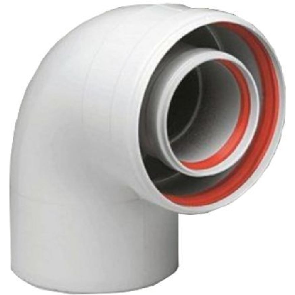 Изображение товара Колено промежуточное Okseler 90 градусов oks00037 из алюминия для трубопроводных систем