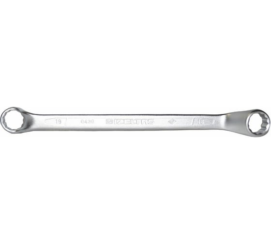 Изображение товара Накидной ключ IZELTAS изогнутый 18x19мм, длина 271 мм, 430031819