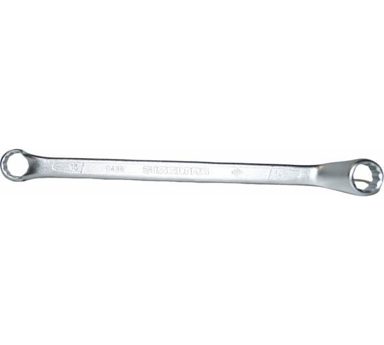 Изображение товара Накидной ключ IZELTAS изогнутый 14x15мм, длина 236 мм, 430031415