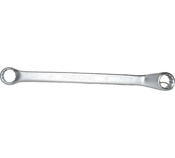 Изображение товара Накидной ключ IZELTAS изогнутый 19x22мм, длина 291 мм, 430031922