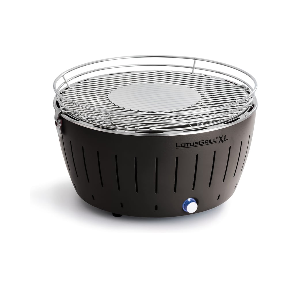 Изображение товара Бездымный угольный гриль барбекю Lotus Grill XL 43,5 см серый антрацит