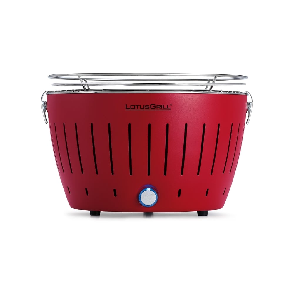 Изображение товара Бездымный угольный гриль Lotus Grill Classic 35 см огненно-красный
