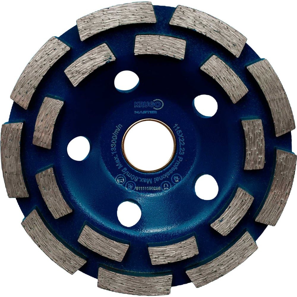 Изображение товара Чашка алмазная сегментная для бетона KRUGO MASTER 115x5