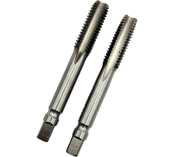 Изображение товара Метчик комплектный ИНСТРУМЕНТ - ЦЕНТР машинно-ручной, М39х3.0 мм, Р6М5, для резьбы, 2 штуки 17983