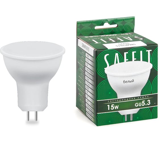 Изображение товара Светодиодная лампа SAFFIT SBMR1615 MR16 GU5.3 15W 4000K 55225