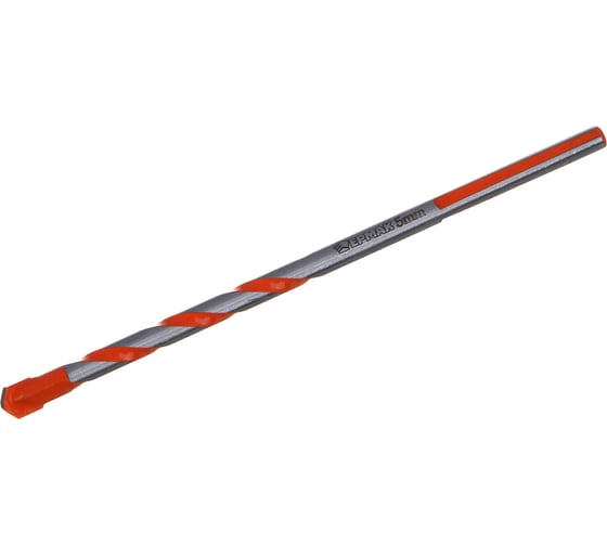 Изображение товара Сверло универсальное ЕРМАК 5мм, 3-хгранный хвостовик, резец ВК6, стержень 40Cr 604-087