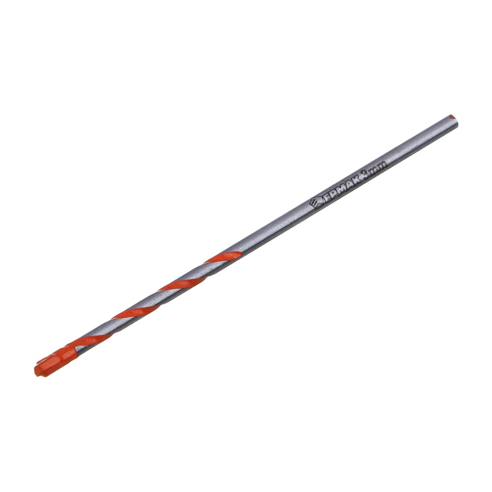 Изображение товара Сверло универсальное ЕРМАК 3 мм с 3-хгранным хвостовиком ВК6