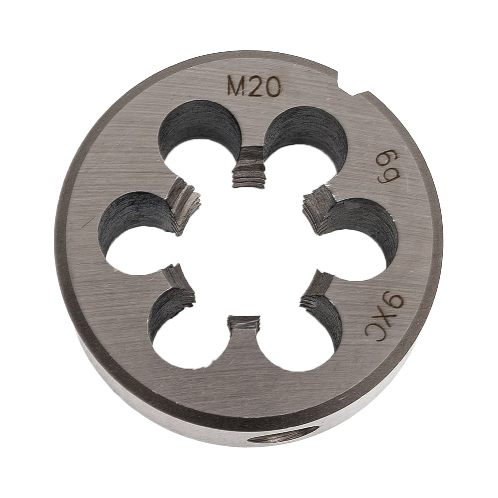 Изображение товара Плашка ИНСТРУМЕНТ М20х2.5 мм для внутренней резьбы из стали 9ХС