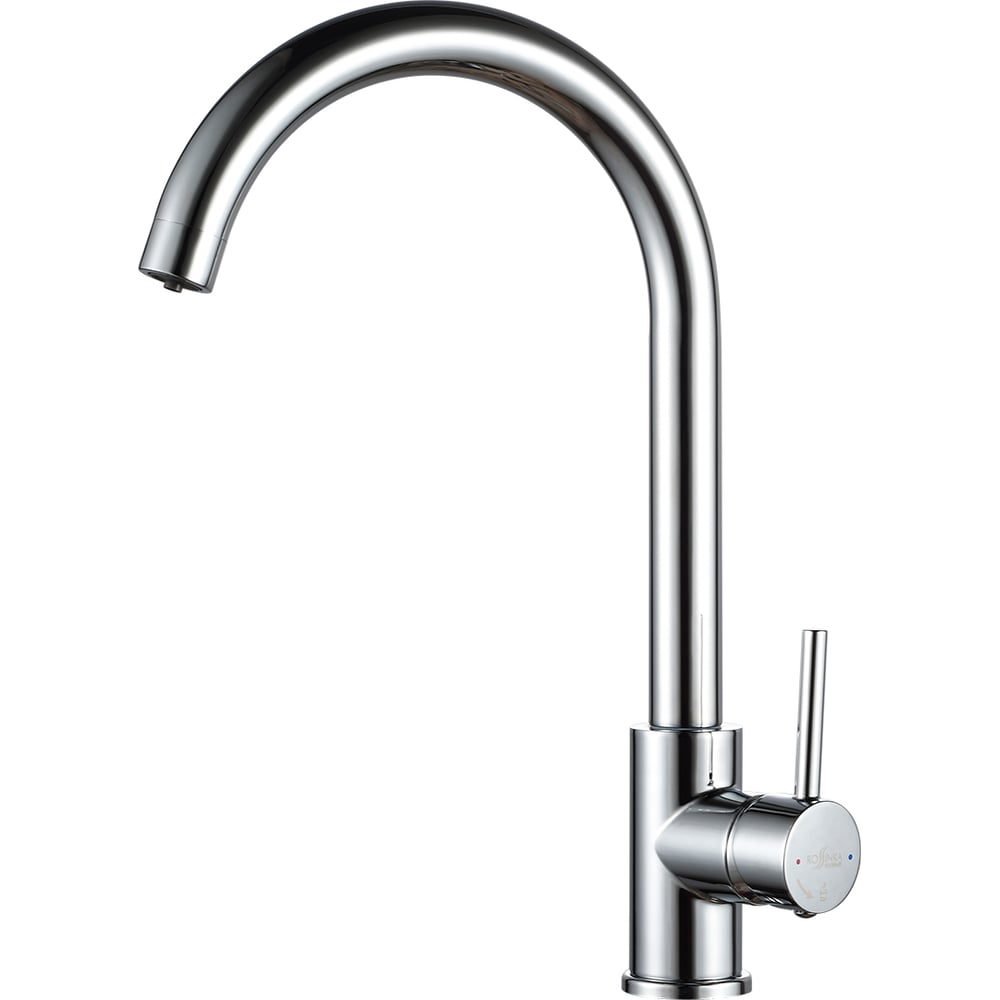 Изображение товара Одноручный кухонный смеситель ROSSINKA Z35-36 с подключением к фильтру и хромированным покрытием