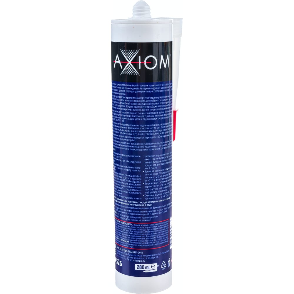 Конструкционный клей-герметик AXIOM пенал футляр мягкий 90 х 220 х 25 мм морозостойкий полимер текстиль с внутернним карманом пмк 35 84 мопс в наушниках