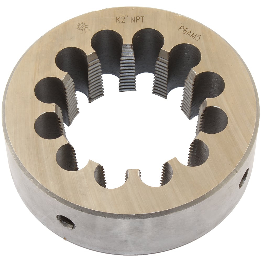 Изображение товара Плашка коническая дюймовая TLX К 2NPT, 105мм, правая резьба, сталь Р6АМ5