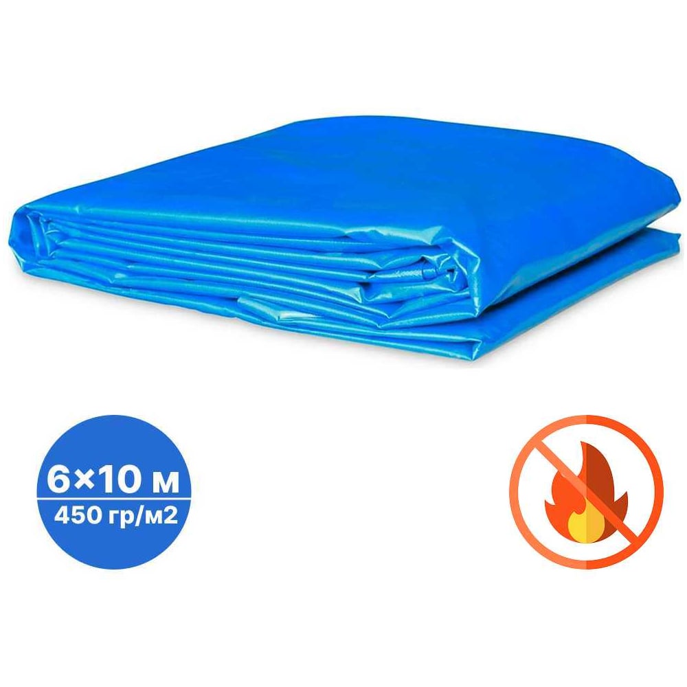 Изображение товара Тент из ПВХ негорючий без утеплителя Sebmet 6x10 м