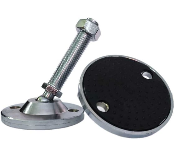 Изображение товара Шарнирная регулируемая опора UnitMC 100хМ20х100 (основание сталь, винт сталь) 400203 100xM20x100