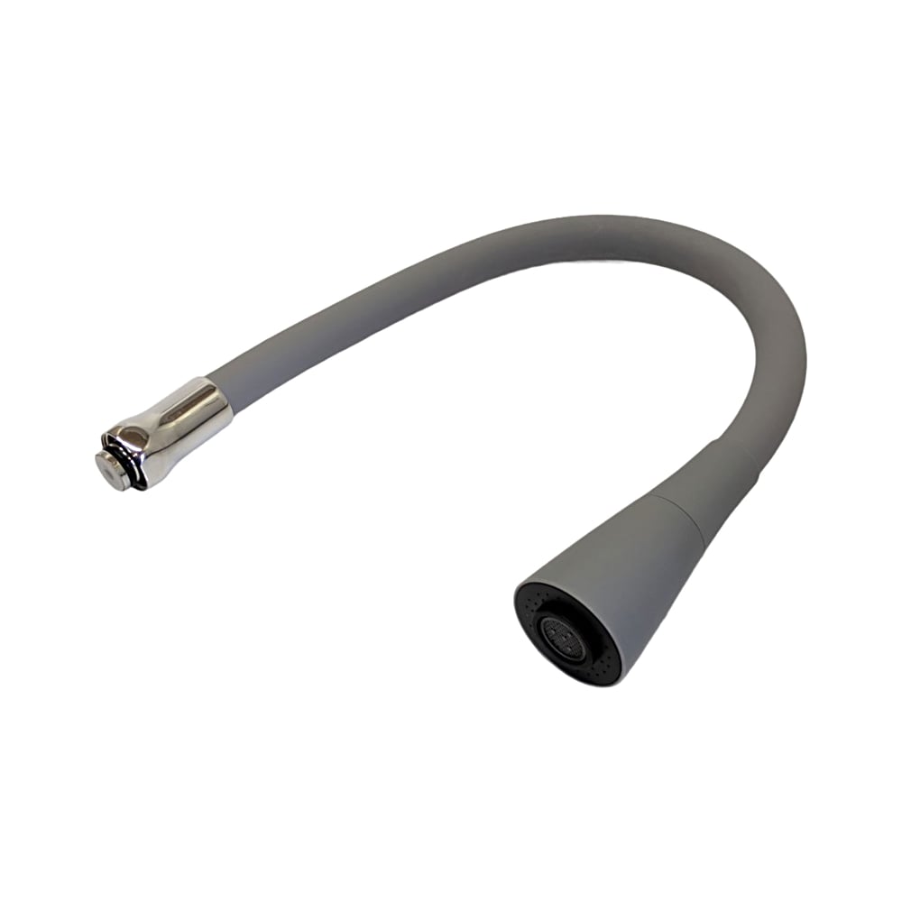 Изображение товара Гибкий излив Ledeme L7507-9 для кухни с аэрограненым соединением серый