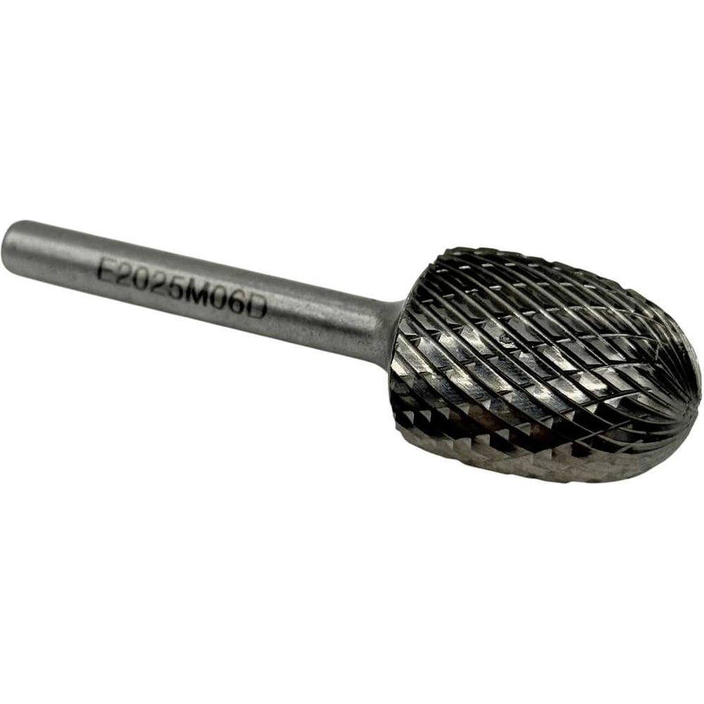 Изображение товара Твердосплавная овальная бор-фреза TORNERI E202506 20 мм хвостовик 6 мм